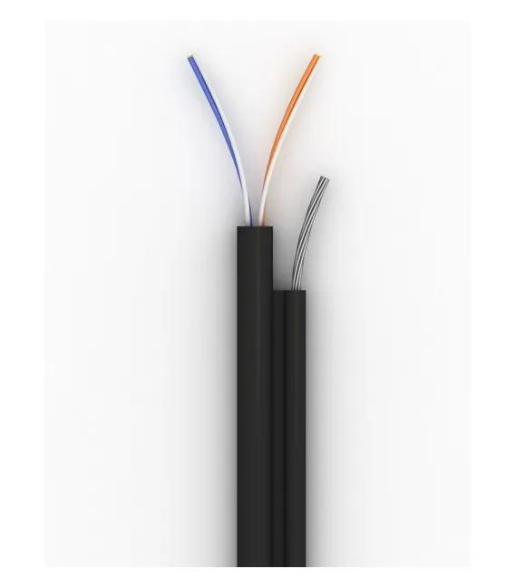 Витая пара кабель Step4Net UTP cat 5E, 2p, самонесущий PЕ CСА, 500м