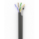 Витая пара кабель Step4Net UTP cat 5E, самонесущий PЕ CСА 0,51, 500м