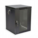 Серверный шкаф настенный 10" 8U, 320х300х425 мм, черный