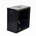 Серверный шкаф настенный 12U эконом, 600x350x640 мм, черный