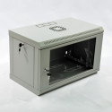 Серверный шкаф настенный 6U эконом, 600x350x373 мм, серый