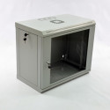 Серверный шкаф настенный 9U эконом, 600x350x507 мм, серый