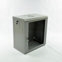 Серверный шкаф настенный 12U эконом, 600x350x640 мм, серый