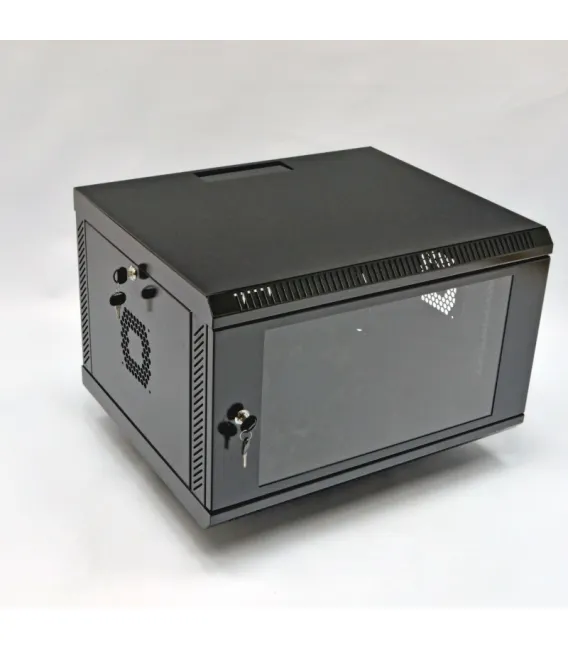 CMS Шкаф настенный 6U, 600x500x373 мм, черный