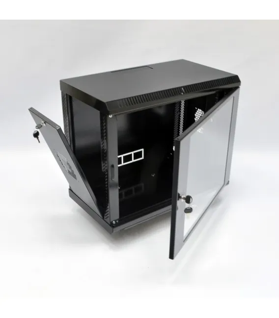 CMS Шкаф настенный 9U, 600x350x507 мм, черный
