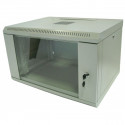 Серверный шкаф настенный 15U 600x450 металл/стекло разборной