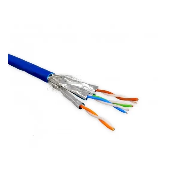 Витая пара кабель CORNING F/FTP 4P, кат. 6А, LSZH/FRNC, синий, 1000 м