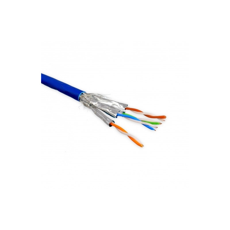 Corning FutureCom Câble Réseau CAT6A F FTP LSZH Bleu