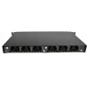 Патч-панель 24 порта ST/FC, пустая, кабельные вводы для 6xPG13.5 и 6xPG11, 1U, черная, Украина