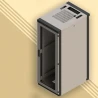 33U 600x1000 напольный серверный телекоммуникационный шкаф