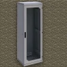 Шкаф напольный 33U 600x600 Дверь стекло